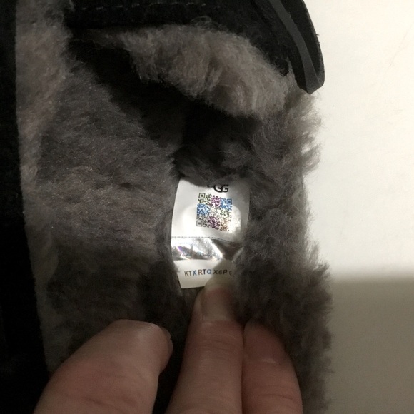 UGG Bella ll black suede moccasin loafers - Picture 9 of 10